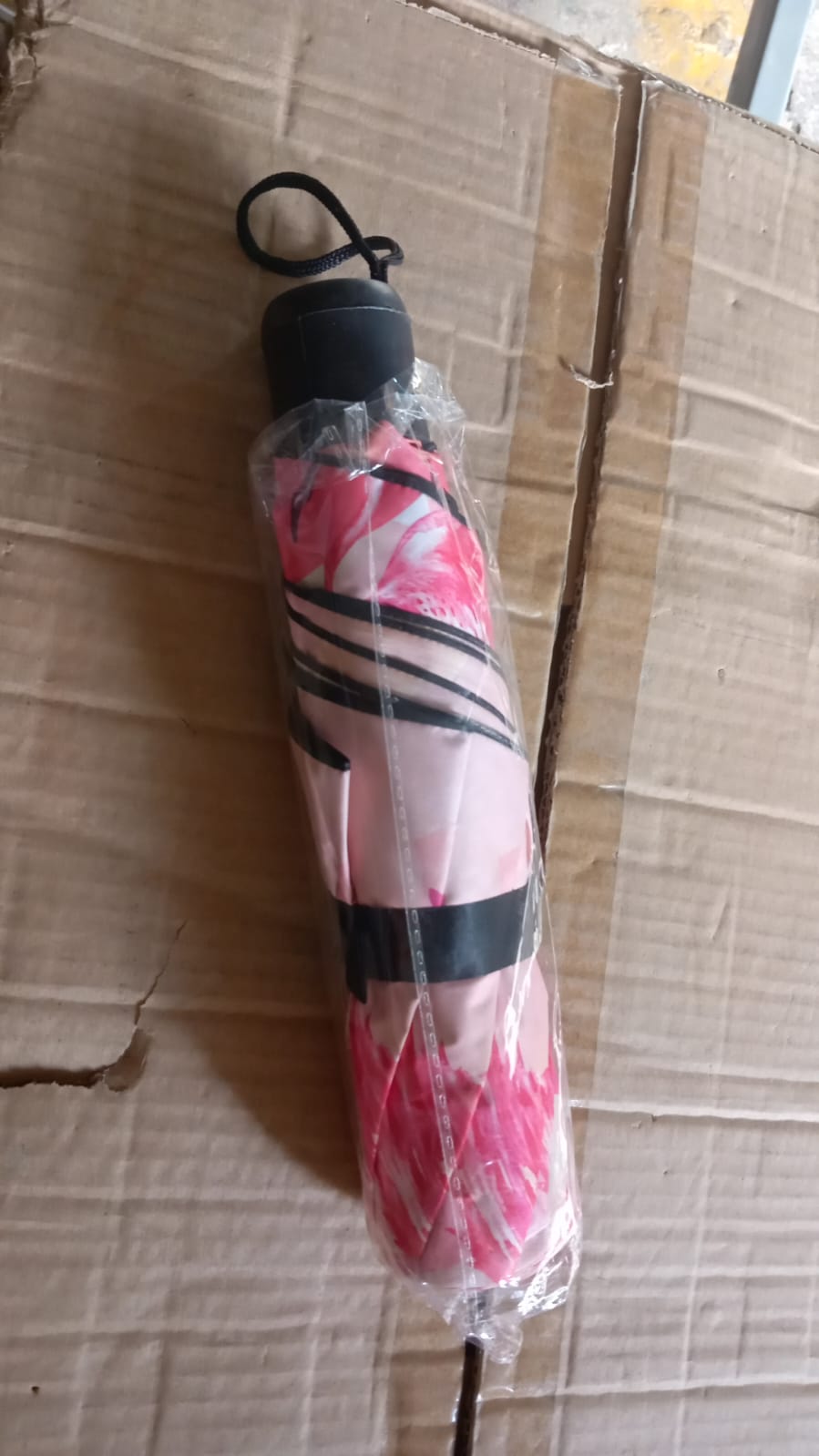 3-Fold Sun & Rain Protective Foldable Umbrella (1 Pc) Your Brand