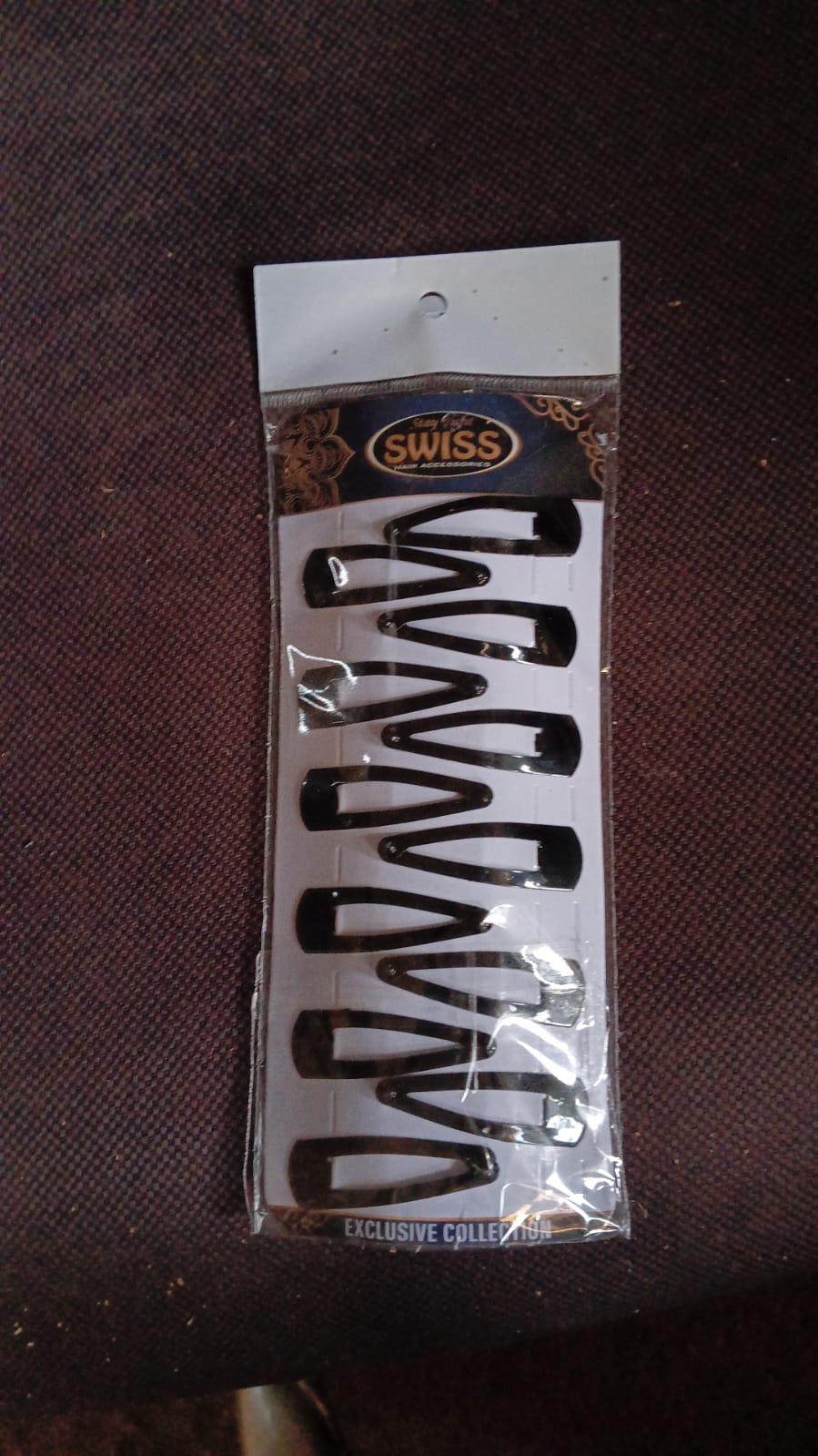 Metal Tik Tak Hair Clips (12 Pcs Set) Your Brand