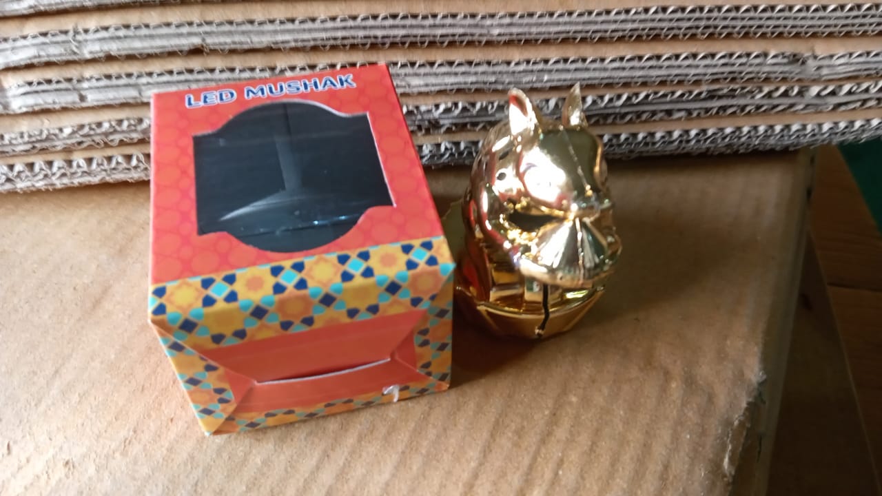 Multicolour LED Mushak / LED Mooshak for Ganpati Decorations (1 Pc) Your Brand