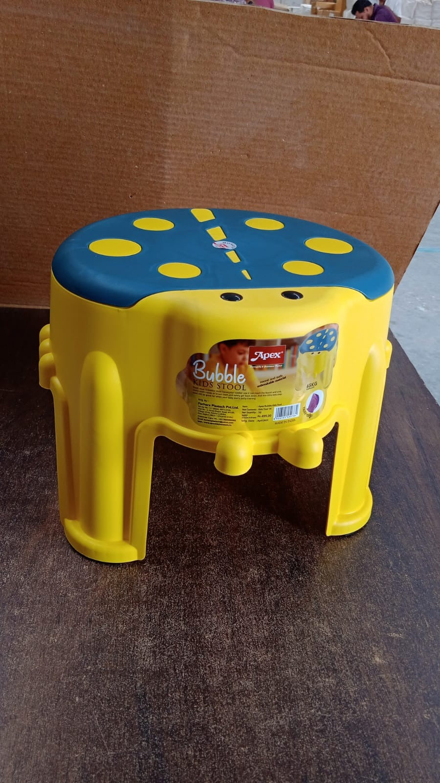 Apex Bubble Kids Stool | Durable Plastic Step Stool for Kids (1 Pc)