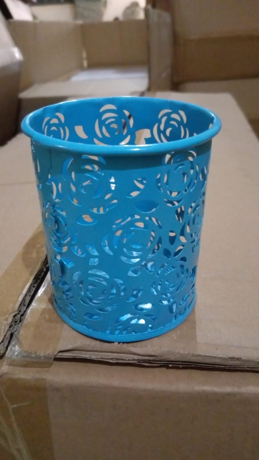 Pen holder Office Desk Metal Mesh Pen Stand (1 Pc) Your Brand