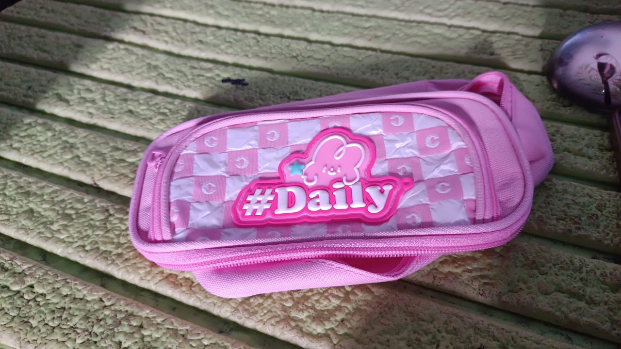 Pencil Pouch With Zipper (1 Pc / 2 Compartment ) Your Brand