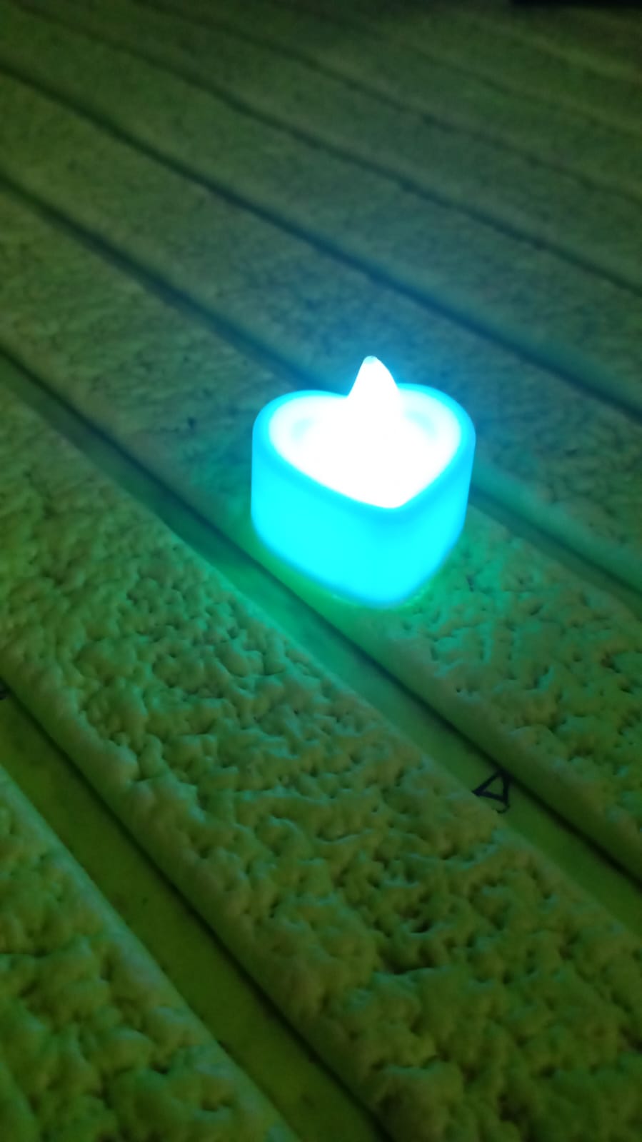 LED Tealights, Smokeless Plastic Decorative Candles (Pack Of 1 / Multicolor) Your Brand