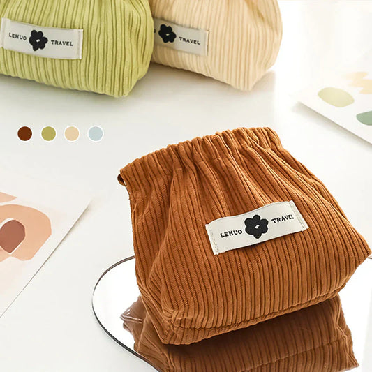 FlexiPouchâ„¢ - Elastic Corduroy Storage Pouch (Multi-Color)