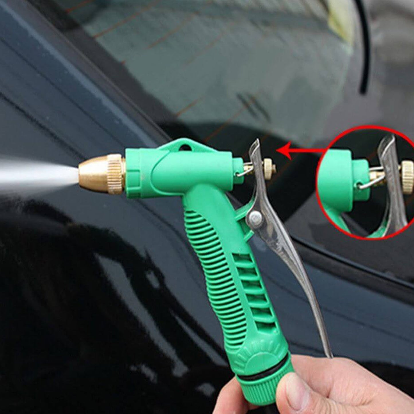 0590 Durable Hose Nozzle Water Lever Spray Gun Wukusy