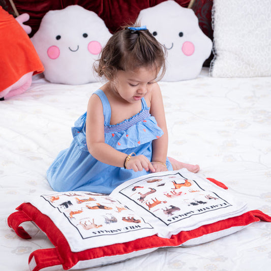 Baby Learning Cushion Pillow Book shopbyte