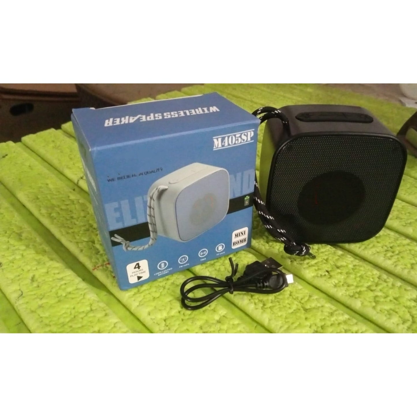 Portable Mini Wireless Bluetooth Speaker (Multicolor / Pack of 1) Your Brand