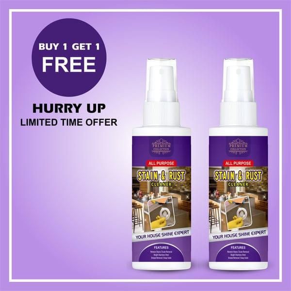 Multipurpose Stain & Rust Remover Spray for Cleaning & Protection From Dust 200ml (Pack of 2) Roposo Clout