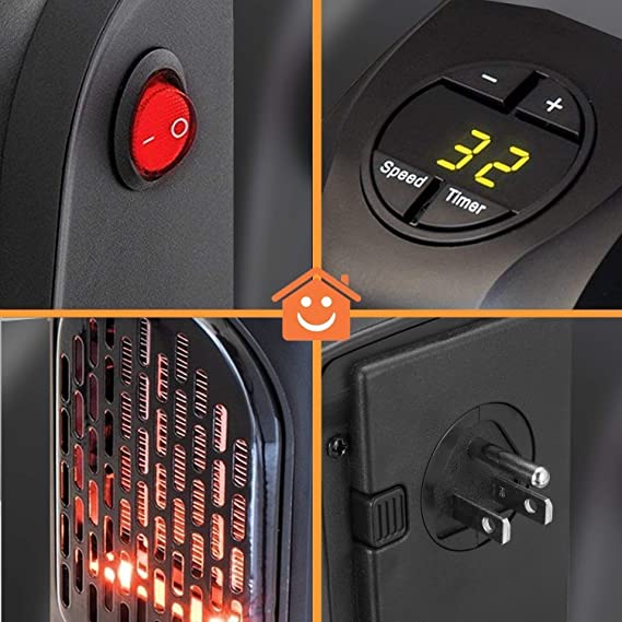 Portable Room Heater with Digital Display shopbyte