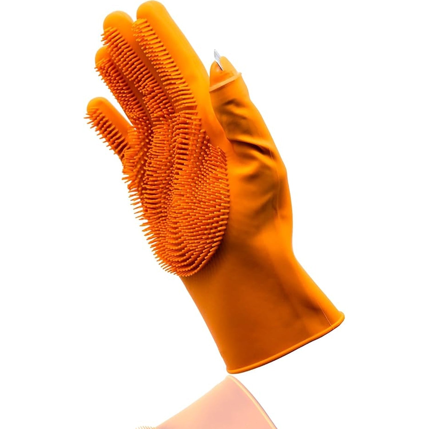 Silicone Glove with Multi-Function Blade for Cutting and Cleaning Vegetables Fruit and Other Cultures Gardening Tool (1 Pc) Your Brand