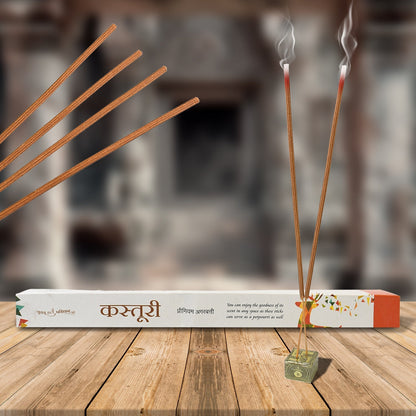 Premium Incense Sticks / Agarbatti for Everyday Use for Home, Office, Meditation and Pooja for Puja, &amp; Other Festive Occassions, Agarbatti (10 Pcs Sticks / 40 Cm / Stand not included / Mix Flavor) Your Brand