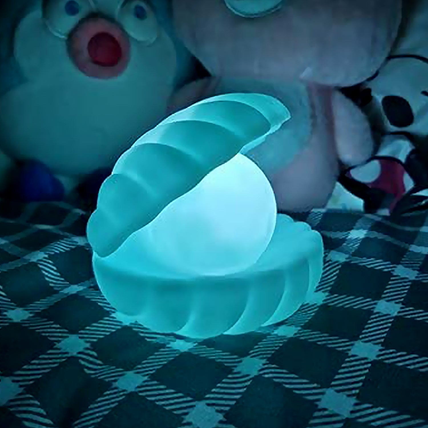 Pearl Shell Night Lamp Decorate Desk Lights Nursery Toy Lamp Led Pearl Shell Night Lights for Bedroom & Home (Small Battery Operated) Your Brand