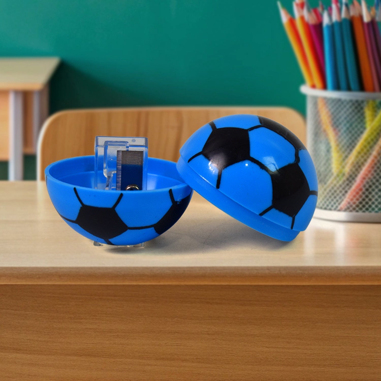 Round Shape Mix Design Pencil Sharpener (1 Pc / Round Shape Mix Design) Your Brand