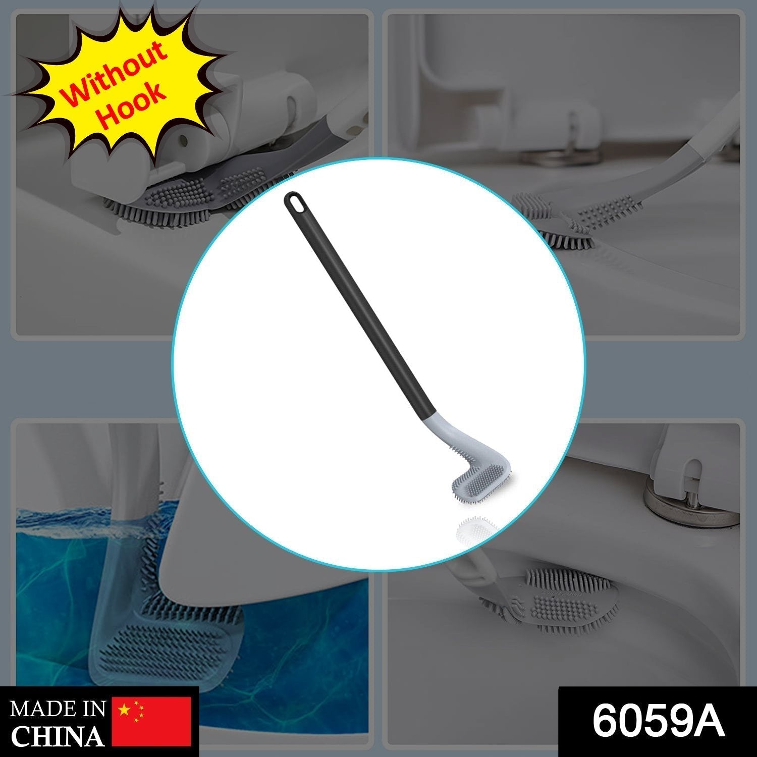 Golf Shape Toilet Cleaner Brush For Bathroom Use Your Brand