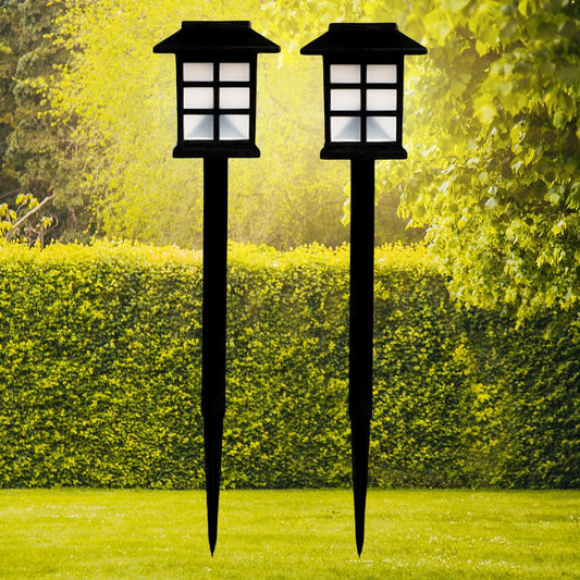 Solar Garden Lights, Outdoor Solar Landscape Lights, Waterproof Outdoor Solar Lights Walkway for Patio, Lawn, Yard, and Landscape (Pack of 2) Your Brand