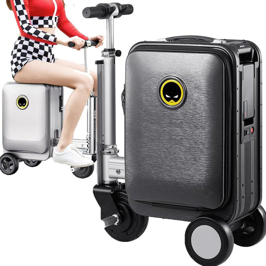 Electric suitcase smart driving luggage electric suitcase scooter with removable battery speed (1 Pc) Your Brand