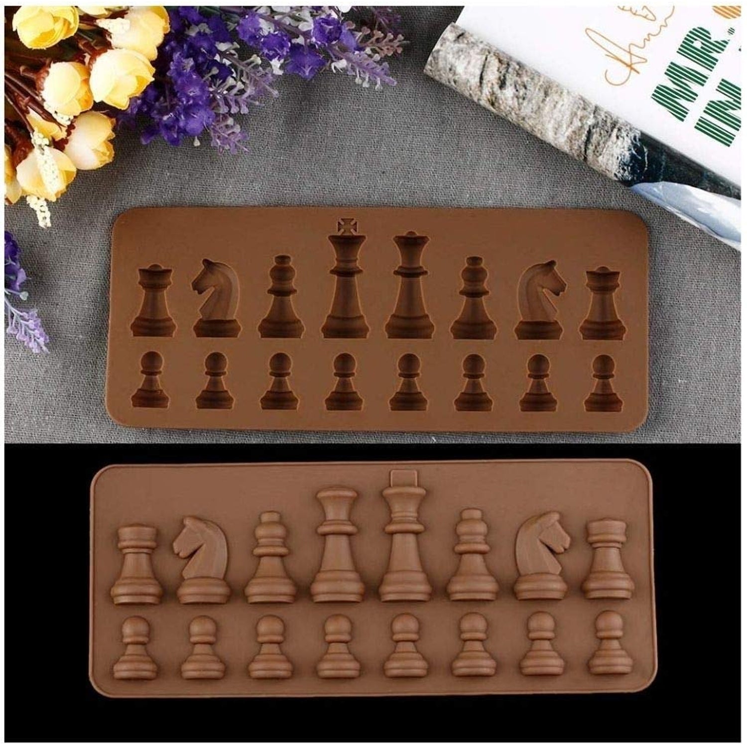 Silicone Chocolate Mould Chess Shape (1 Pc) Your Brand
