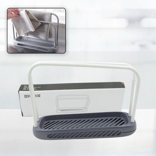 Storage Rack Kitchen Storage Holder Dish Towel Holder Dishcloth Rack Organizer Pool, Dishcloth Drying Rack Sink Rag Holder Towel (1 Pc) Your Brand