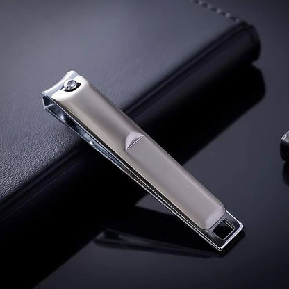 Stainless Steel Folding Portable Large Nail Clippers with Nail File (1 Pc / Mix Design) Your Brand
