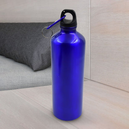 Aluminium Sports Water Bottle, 1 Pc (Capacity 500 ML Approx) Your Brand