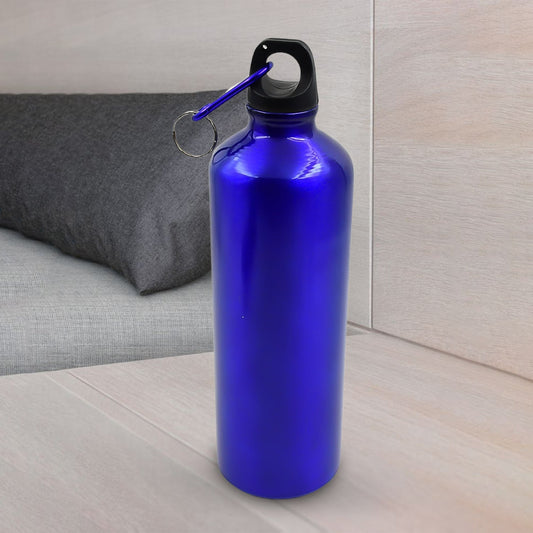 Aluminium Sports Water Bottle, 1 Pc (Capacity 500 ML Approx) Your Brand