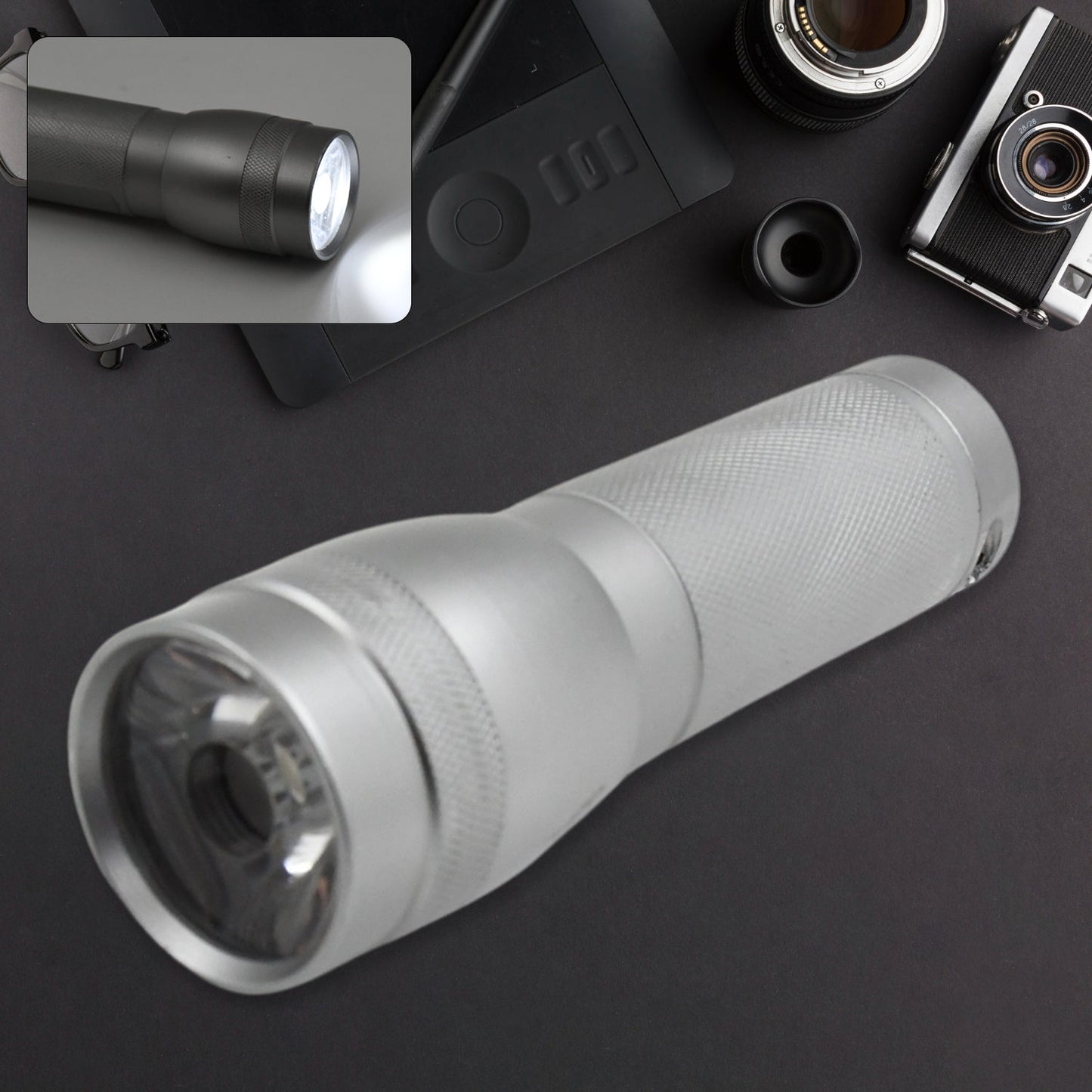 Portable Mini Torch / Flashlight LED Powerful High Lumens Pen Light Easy To Carry, Portable Pocket Compact Torch for Emergency 3 Battery operated (Battery not included / 1 pc) Your Brand