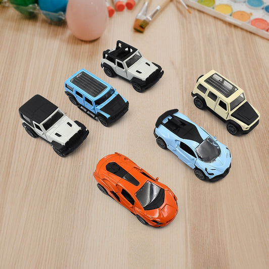 Mini Pull Back Car Widely Used By Kids (1 Pc / Mix Color / Design) Your Brand