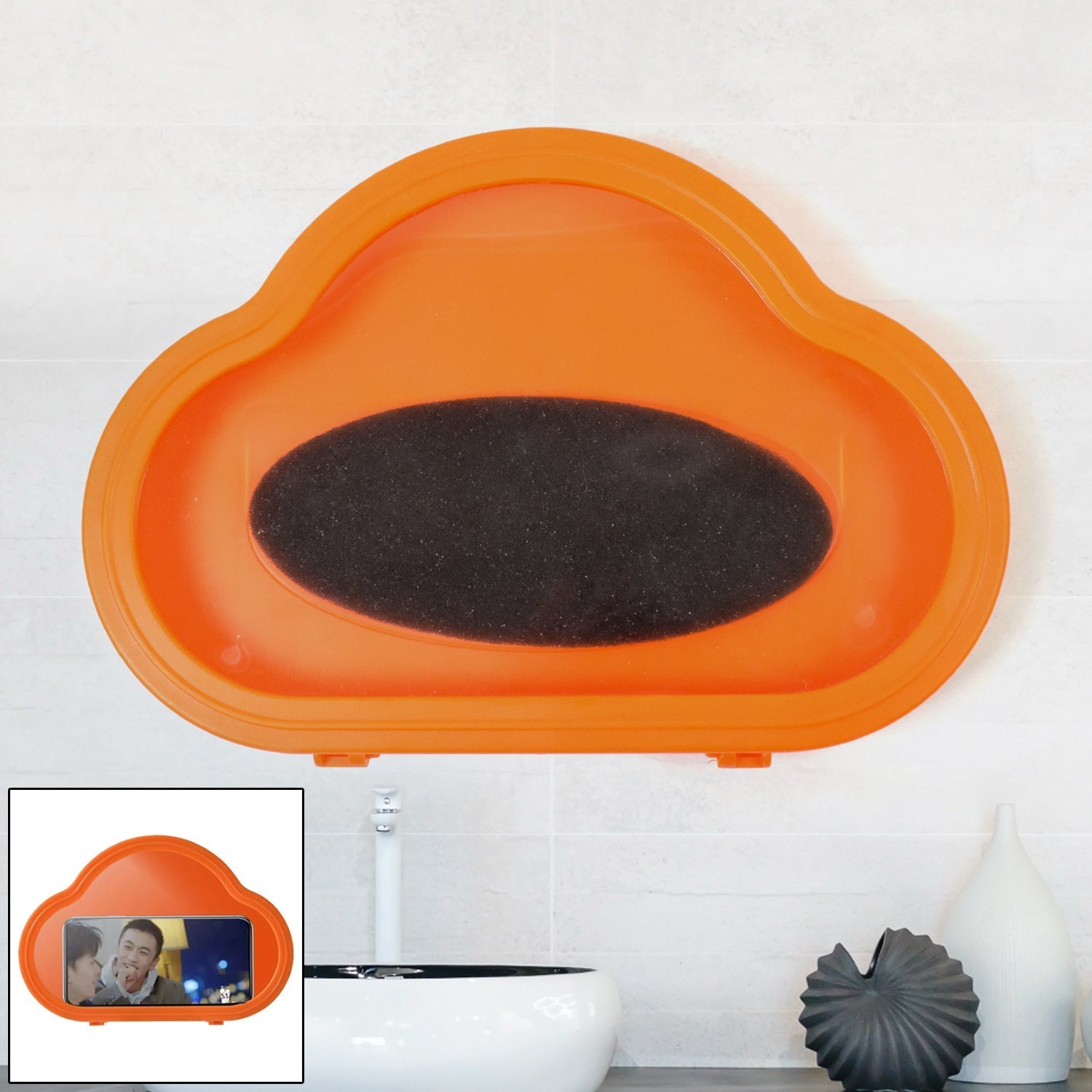 Smartphone / Mobile Stand, Waterproof Case, Smartphone Stand Case (1 Pc/ Orange) Your Brand