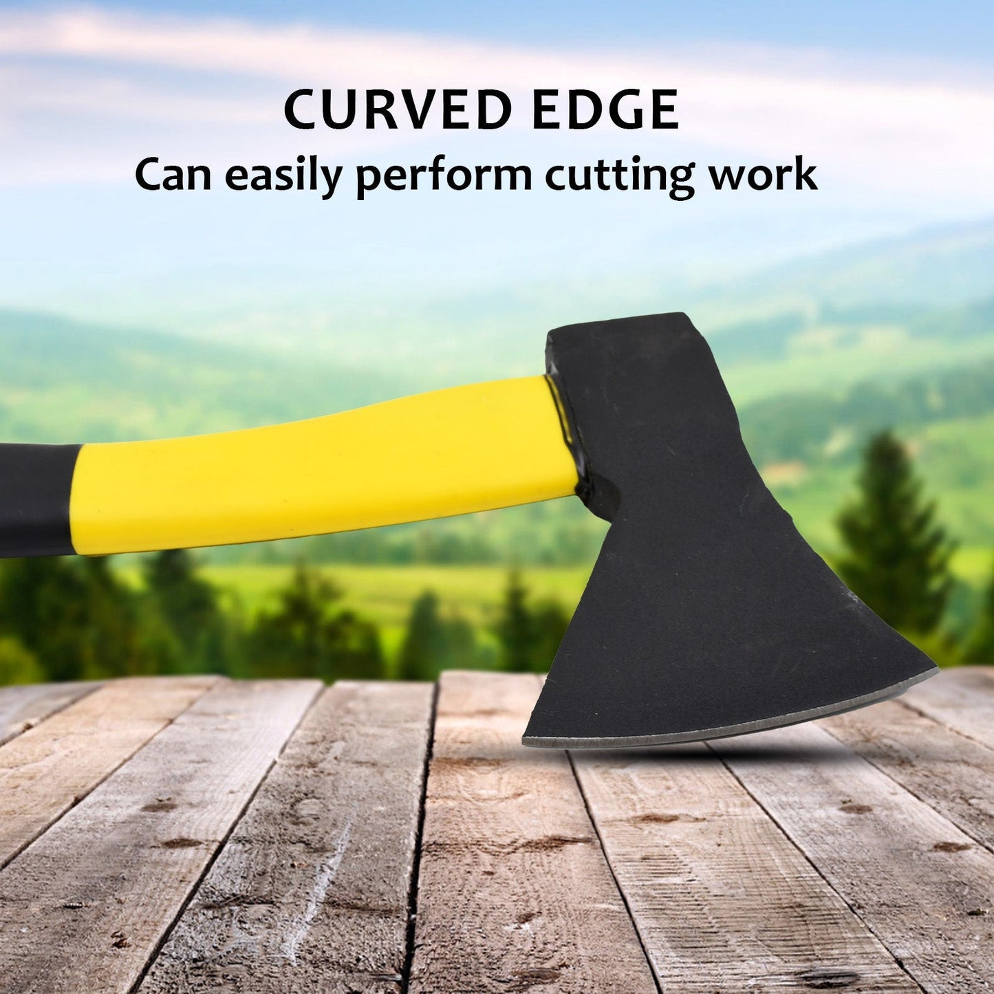 Gardening Tools Hatchet Axe, Pick Axe (932 Gm) Your Brand