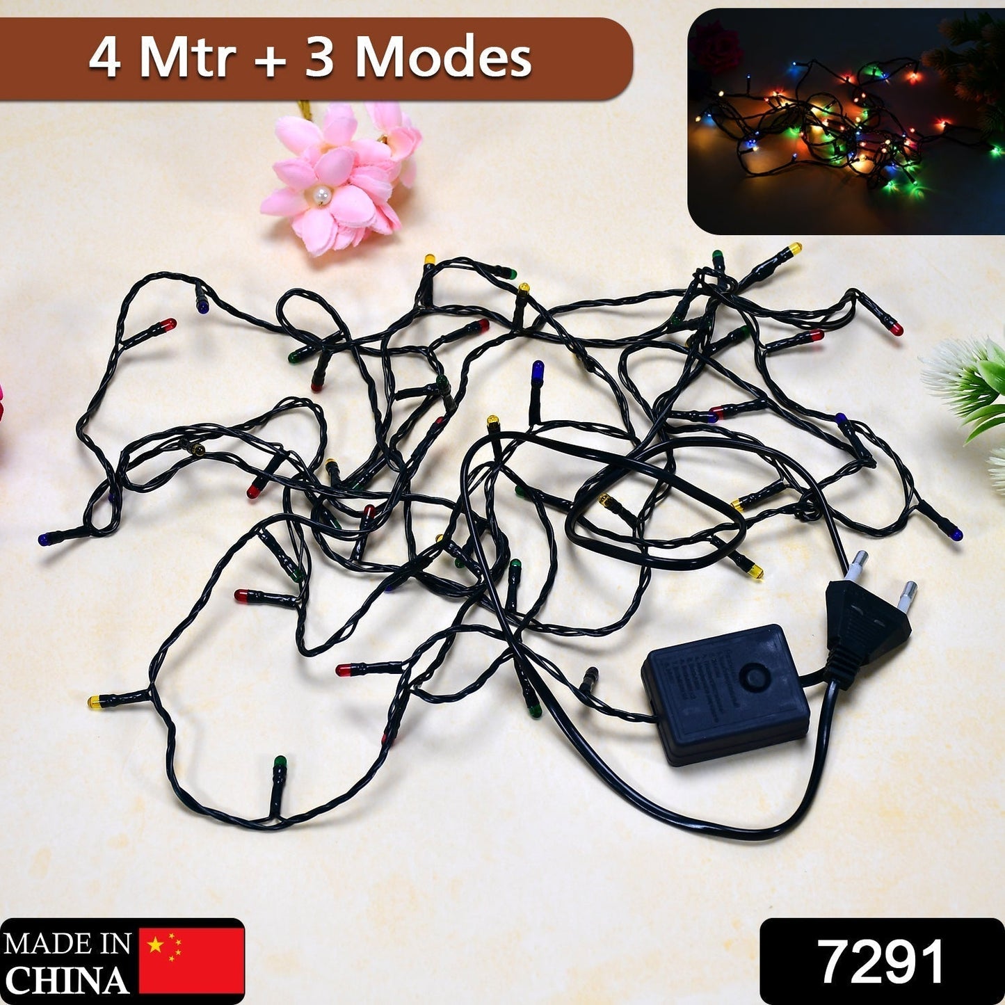 4 Meter Festival Decoration LED String Light in Multicolor Your Brand
