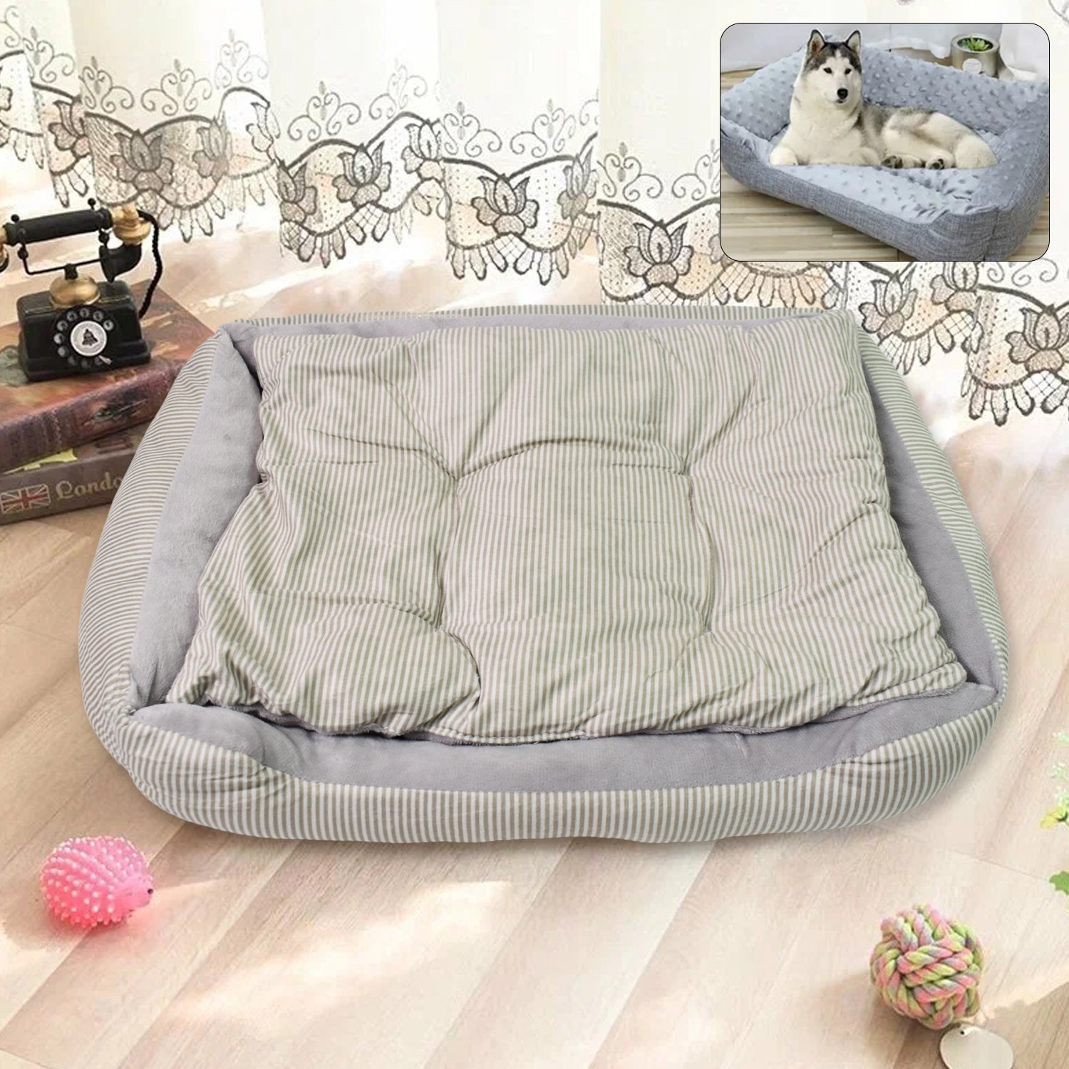 Pet Dog Bed General Thickening Dog Mat (1 Pc / 45x36x7 Cm / Small) Your Brand