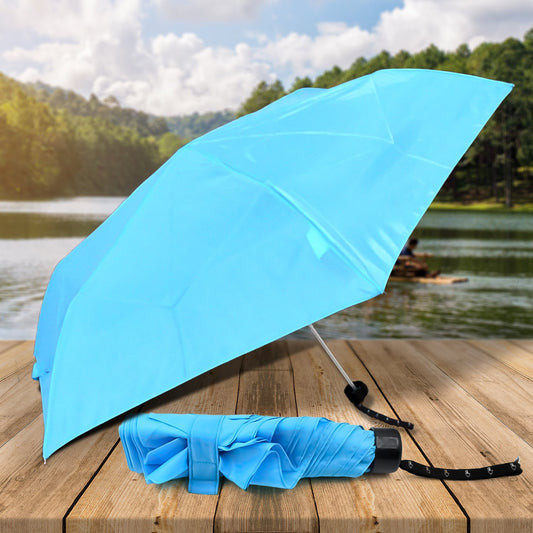 3-Fold Umbrella Summer Sun and Rain Protection Foldable Cute Umbrella || UV Protection Rain Sun Umbrella || Travel Accessories || Umbrella for Children, Girls, and Boys (1 Pc)  Your Brand