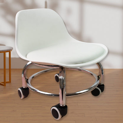 Heavy Duty Round Rolling Stool with Wheels Pedicure Stool (1 pc) Your Brand