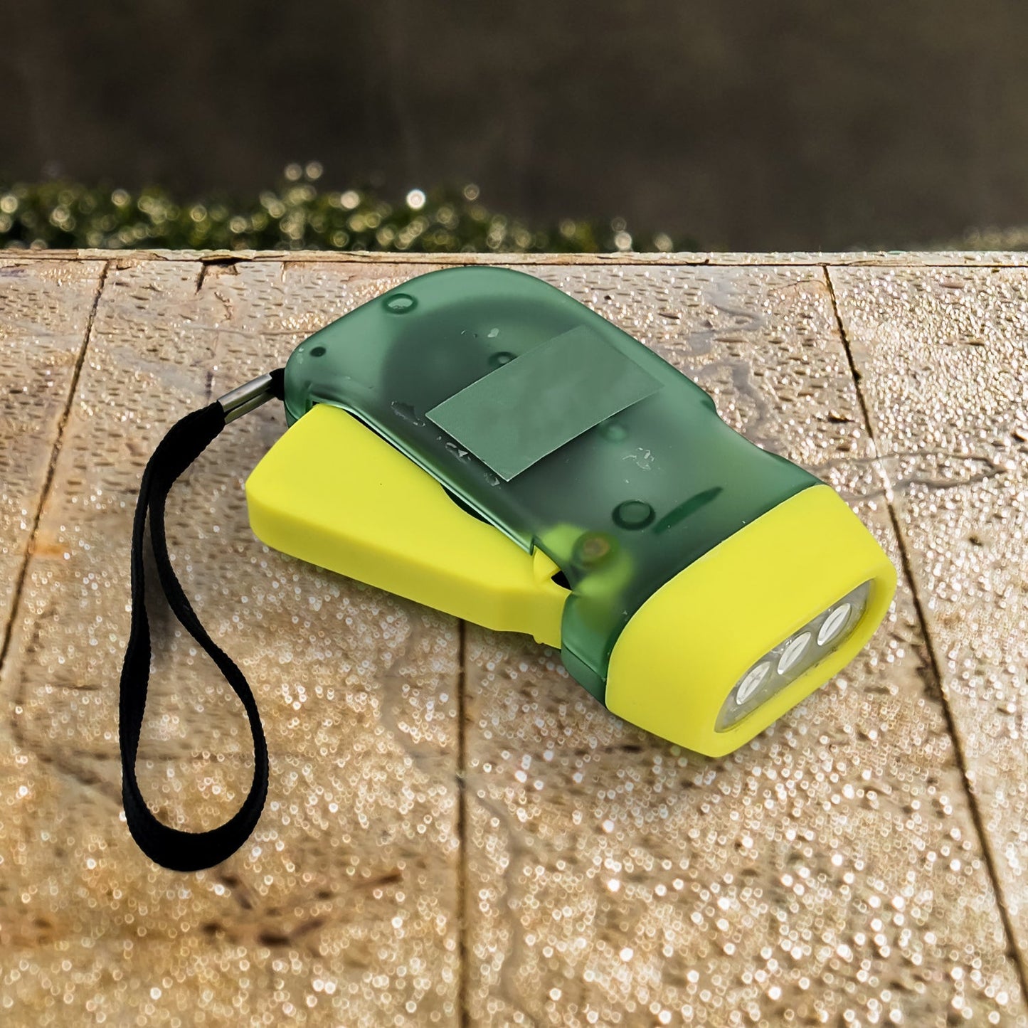 3 LED Hand Press Torch Hand Crank Flashlight Hand Pressing Flashlight Traveling Torch Light Manual Generator, Battery-Free Flashlight (1 Pc) Your Brand