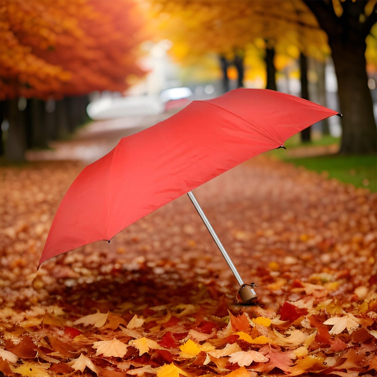 3-Fold Sun & Rain Protective Foldable Umbrella (1 Pc) Your Brand