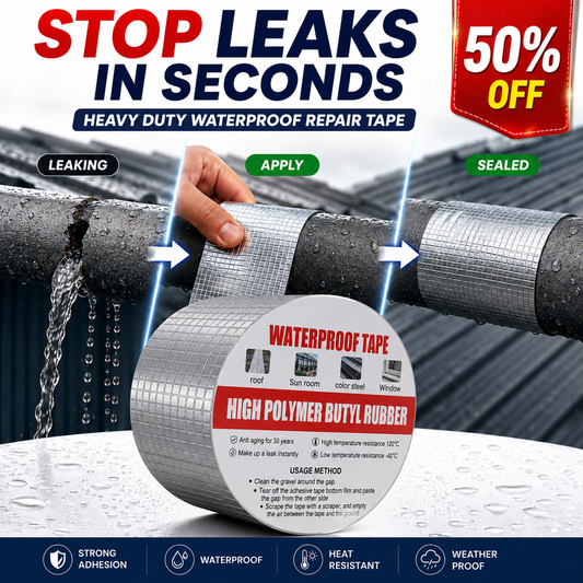 Leakage Repair Waterproof Tape For Pipe Leakage Roof Water Tape Leakage Solution Aluminium Foil Tape Shipeaso