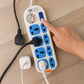8 socket Heavy Duty Power Extension Board (10 mtr. / 1 Pc)