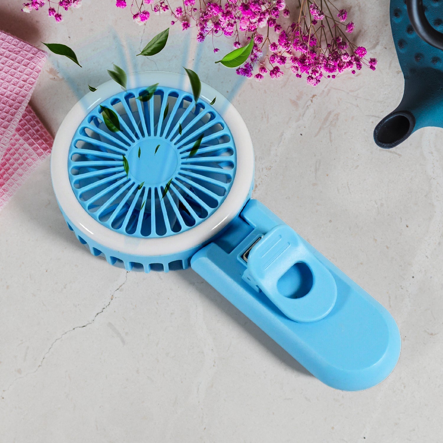 Clip Fan With Light, home, kitchen, Office Portable Fan, Rechargeable Fan Your Brand