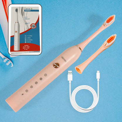 ELECTRIC TOOTHBRUSH FOR ADULTS AND TEENS, ELECTRIC TOOTHBRUSH DEEP CLEANSING TOOTHBRUSH WITH EXTRA BRUSH HEADS Your Brand