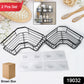 Iron Coating Self-Adhesive Corner Shelf Organizer (2 Pc)