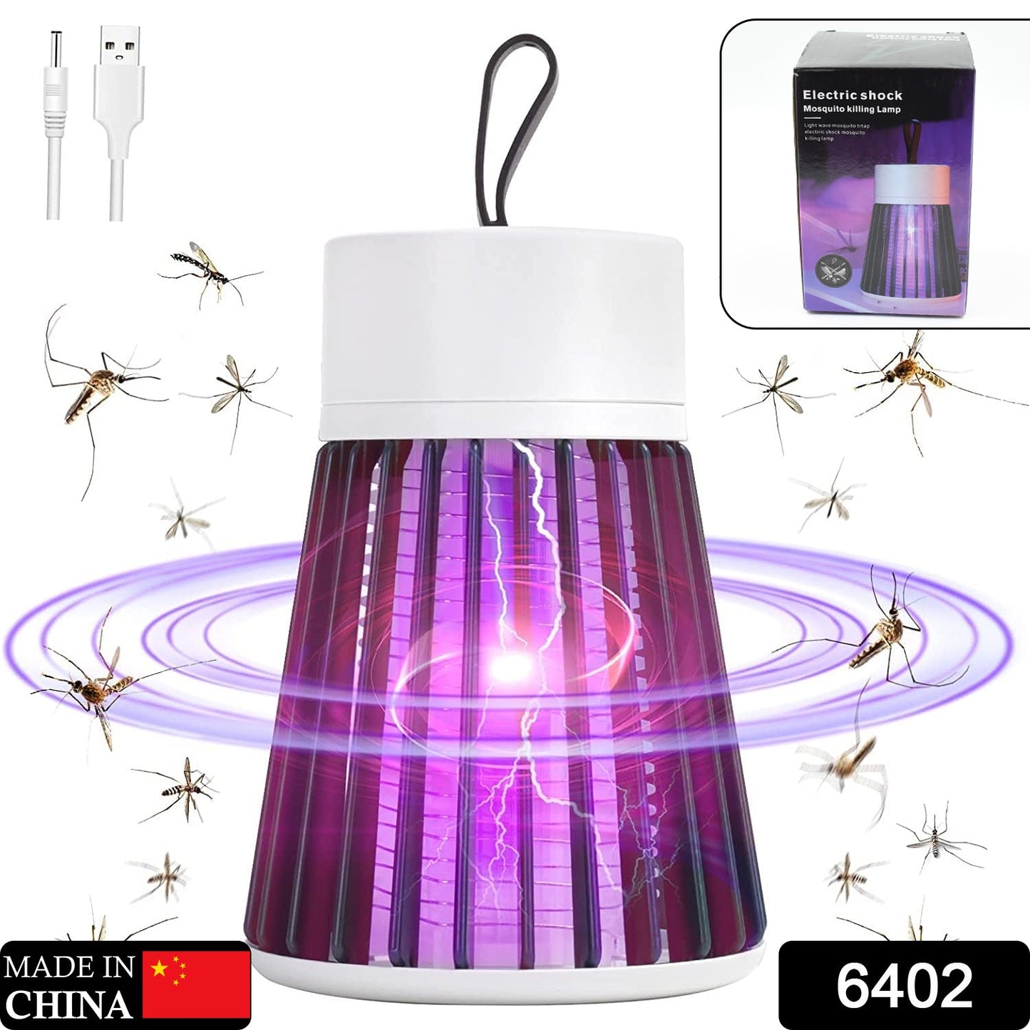 Mosquito Killer Machine  Mosquito Killer USB Powered Bug Zapper Mosquito Lamp For Home Electric LED Lamp Mosquito Killer Indoor  /  Outdoor Mosquito Trap Machine Your Brand