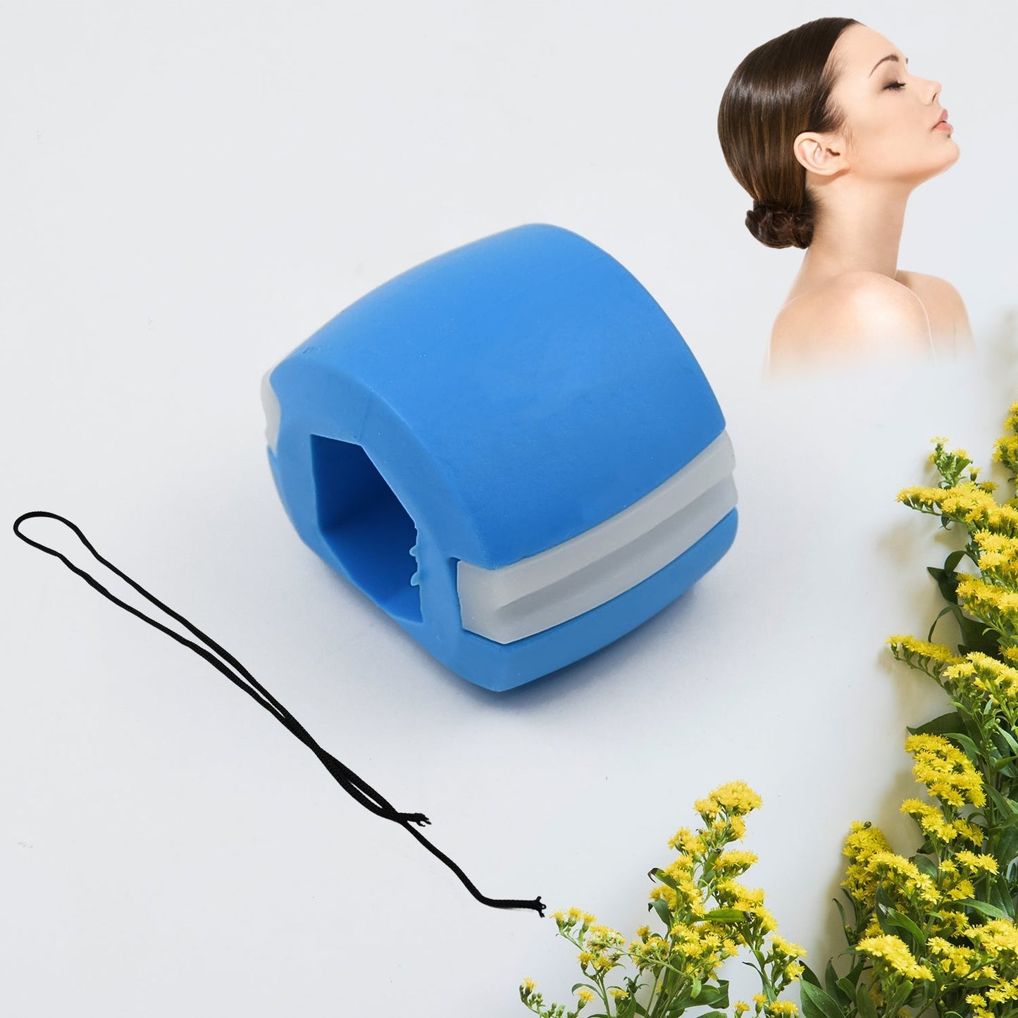 6101C CN BLUE MOUTH EXERCISER USED TO GAIN SHARP AND CHISELLED EASILY AND FAST. Your Brand