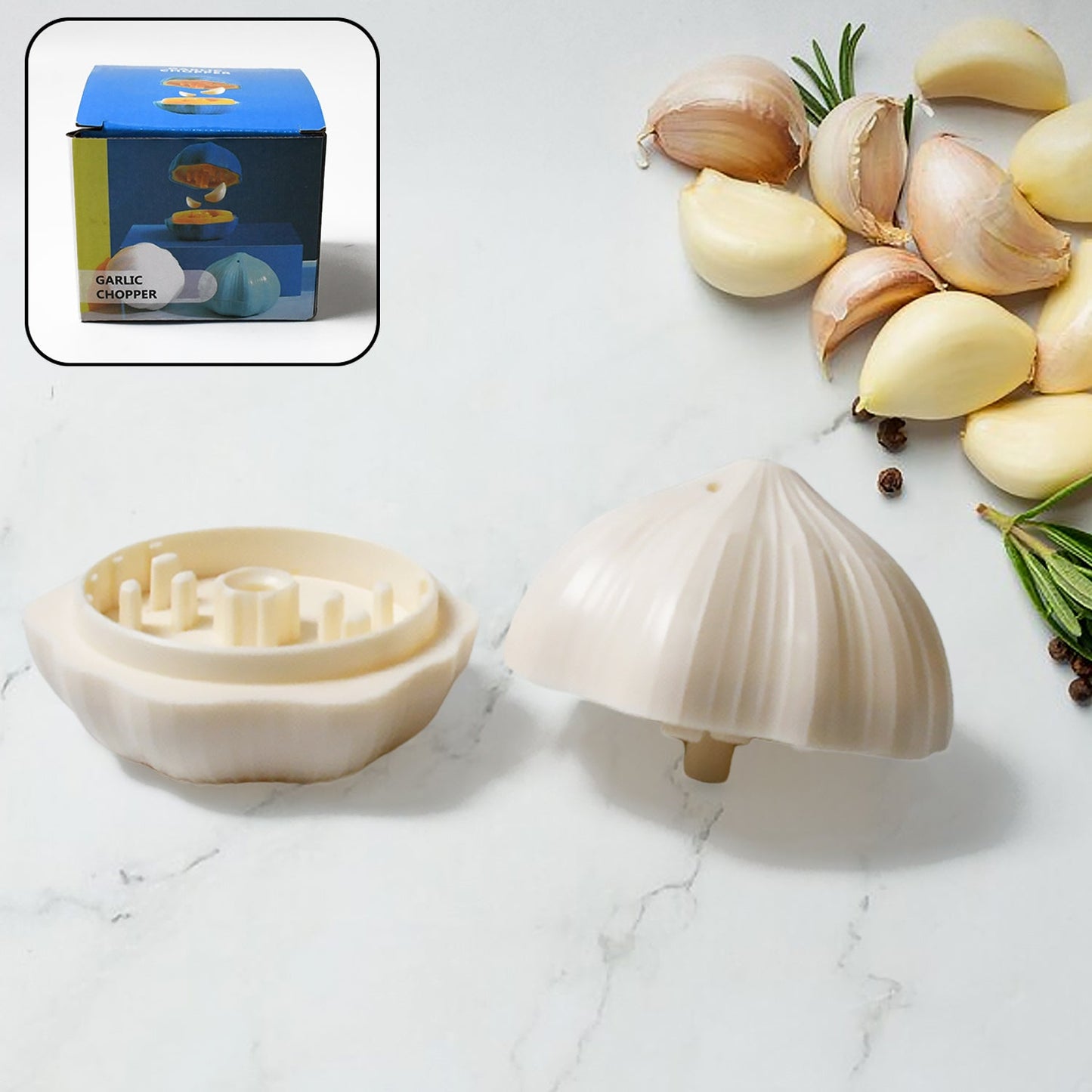 Garlic Press Sharpener Device Household Portable Manual Chili Ginger Garlic Masher Crusher Garlic Press, Garlic Crusher, Garlic Chopper, Garlic Grinder Your Brand