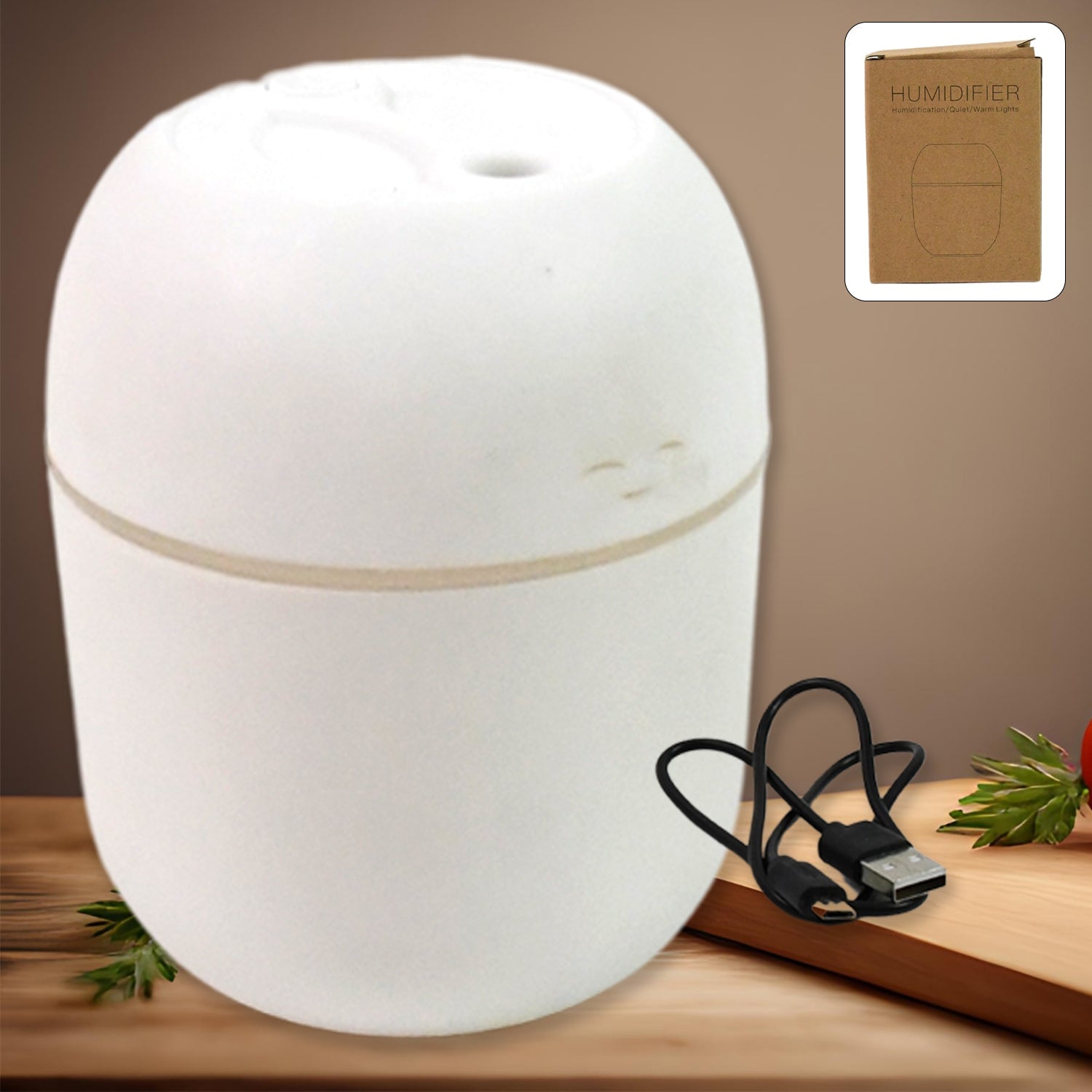 Humidifier, Household Plastic Aromatherapy Machine (220 ML / 1 Pc) Your Brand