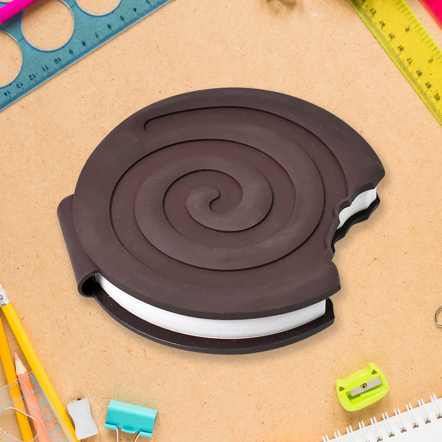 ROUND CHOCOLATE DIARY NOTEBOOKS ORIGINAL SMELL WRITING PRACTICE BOOK ( 1PC / BOOK) Your Brand