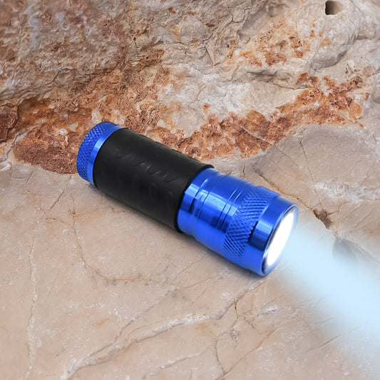 Portable Mini Torch, Super-Bright Mini 14 LED Bulb Pocket Torches - Torch Flashlight for Camping, Hiking, DIY, Travelling, Outdoors and More 3 Battery operated (Battery not included / 1 pc) Your Brand