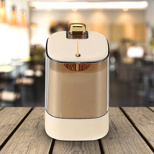 Toothpick Holder Dispensers, Automatic Toothpicks Container, Toothpicks Storage Dispensers Box, for Home Living room Kitchen Restaurant (1 Pc) Your Brand