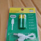 AAA Rechargeable 800 mWh Batteries With Recharging Cable (2 Pc Set)