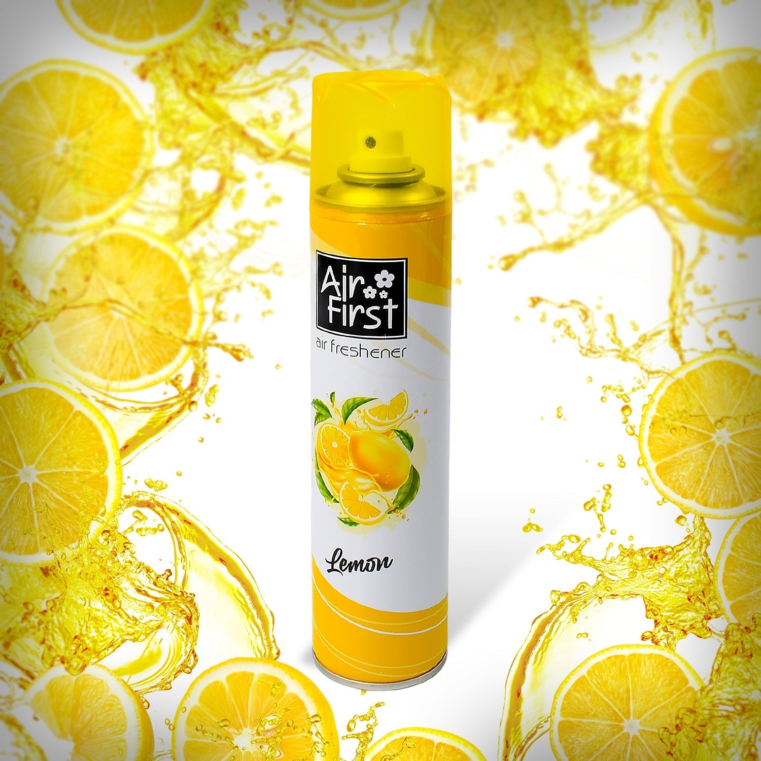 Air Freshener  | Used In Office, Home, Hotels, Banquets, Carpet Etc, Room Spray Air Freshener, Mix Fragrance Lemon, Kiwi, Blossom, Aqua, Cafet (300 Ml Approx / 1 Pc) Your Brand