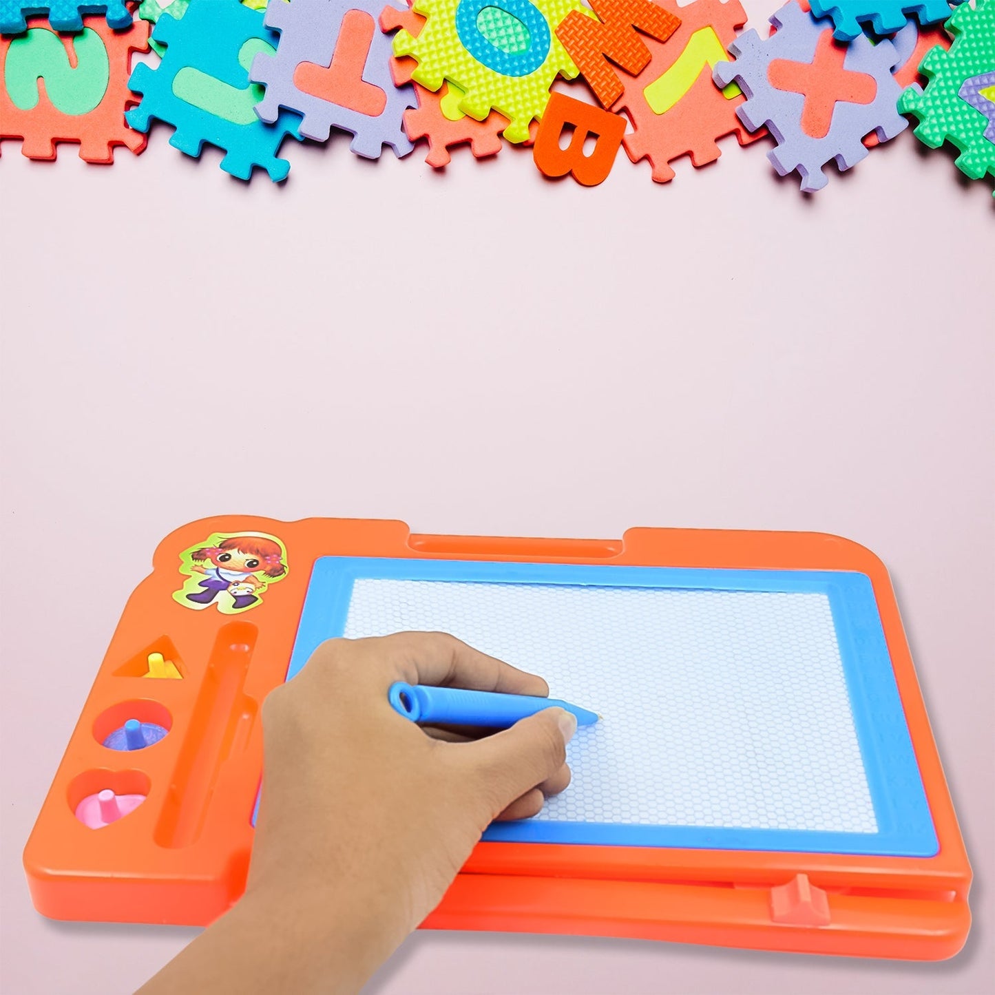 Magnetic Slate Sketch Pad / Board for Kids (1 Pc / 27 × 19 Cm) Your Brand